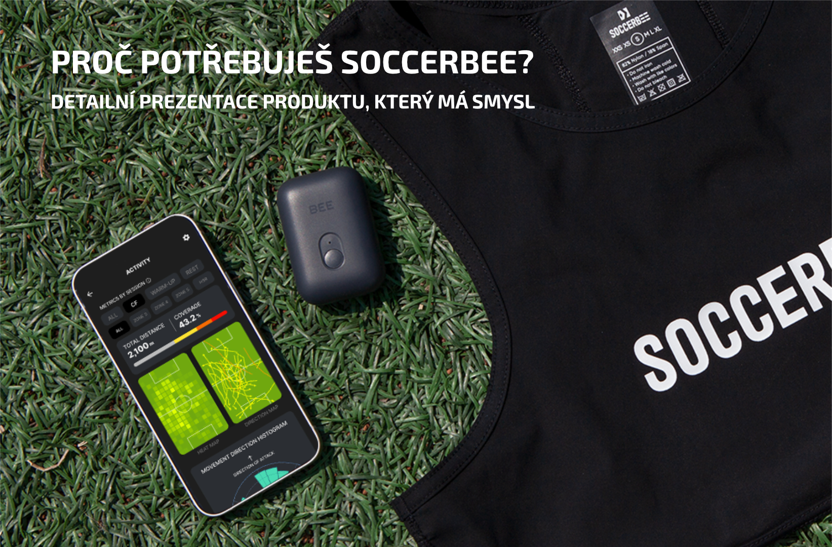 GPS set SOCCERBEE PRO 2 prezentace produktu